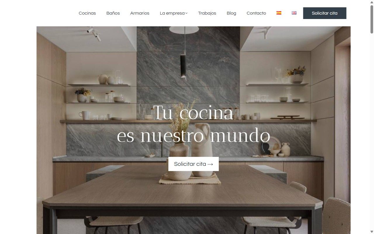 Captura de la web de Cocinova